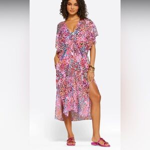 Jessica Simpson swim cover-up  chic size M 
COLOR is photo that I took NOT cover